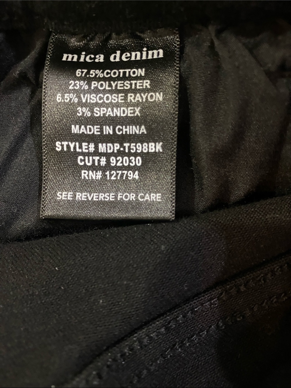 Mica Black Straight-Leg Jeans - Classic Everyday Style - Picture 8 of 8